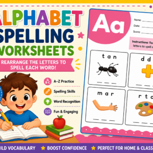Alphabet Spelling Worksheet