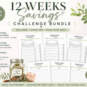 12 WEEKS SAVING CHALLENGE