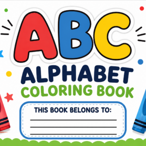 ABC Alphabet Coloring Book for Kids